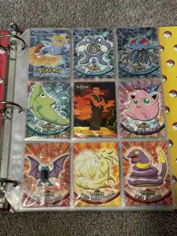 Pokemon Binder W/ Topps Pokemon 68 Cards Lot Including Holos/Rare Hits - Image 3