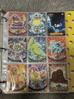 Pokemon Binder W/ Topps Pokemon 68 Cards Lot Including Holos/Rare Hits - Image 4
