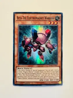 Yu-Gi-Oh! • Beta The Electromagnet Warrior • SDMY-EN002 • SR (1Ed) • ENG • MINT - Image 1