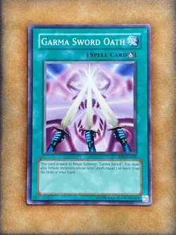 Yugioh Garma Sword Oath TP8-EN010 Common NM - Image 1