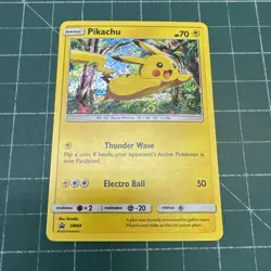 Pokemon Pikachu TCG Holo Promo Card SM04 - Image 1