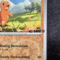 Pokemon Charmander 004/165 151 eb Games Reverse Holo Card Promo Sealed - Image 3