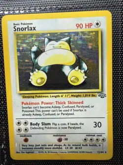 Pokemon TCG Snorlax Holo Rare Card 11/64 Jungle Unlimited - Image 4