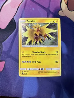 Zapdos - SM145 - Pokemon Sun & Moon Promo Holo Rare Card MP - Image 1