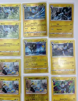 19 Card Lot Shinx Luxio Luxray Pokemon TCG Common Reverse Holo - Image 4