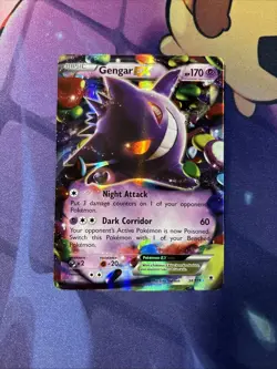 Gengar EX - 34/119 - Pokemon Phantom Forces XY Ultra Rare Card VLP - Image 1