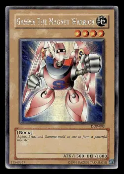 Gamma the Magnet Warrior DOR-003 Duelist of the Roses Unlimited Card MP - Image 1