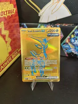 Pokemon TCG Iron Leaves EX Prismatic Evolutions Holo Card 176/131 - Image 1