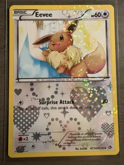 Eevee RC14/RC25 Legendary Treasures: Radiant Collection Holo Pokemon Card TCG LP - Image 1