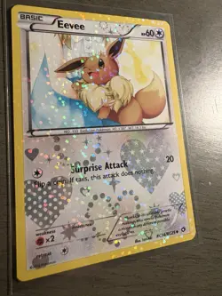 Eevee RC14/RC25 Legendary Treasures: Radiant Collection Holo Pokemon Card TCG LP - Image 3