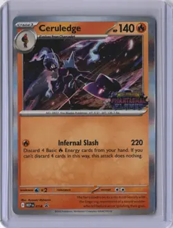 Ceruledge MEP 014 Phantasmal Flames Prerelease Promo MINT Pokemon Card - Image 1