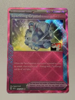 Pokemon Prize Pack Series Cards #142/142 Sparkling Crystal Holo Card - Image 1