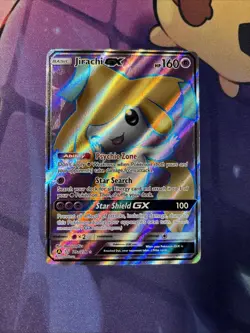 Jirachi GX 79a/236 Alternate Art Promo Full Art Holo Sun & Moon Pokemon Card NM - Image 1