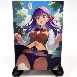 Fate/Grand Order Sakura Matou Sexy Hot Anime Waifu Girl Lewd Goddess Story Card - Image 2