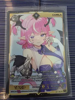 Camila 9 Holo First (1st) Edition Rising Stars Card GamerSupps VCard 101/190 - Image 1