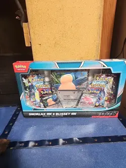 Pokemon Trading Card Game Snorlax ex and Blissey ex Special Collection Box - Image 1