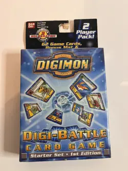 SEALED Digimon Cards Digi Battle 2 Player Starter Set Pack BanDai Upper Deck - Image 1