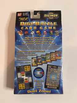 SEALED Digimon Cards Digi Battle 2 Player Starter Set Pack BanDai Upper Deck - Image 4