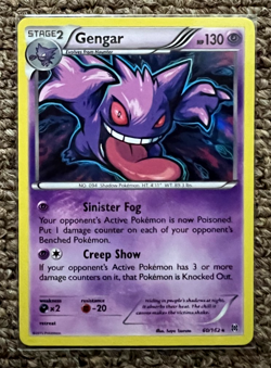GENGAR 60/162 HOLO BREAKTHTOUGH RARE XY POKEMON CARD NM - Image 1
