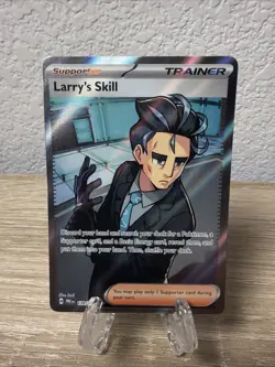 Pokemon TCG Larry's Skill 139/131 Prismatic Evolutions Ultra Rare Card - Image 1