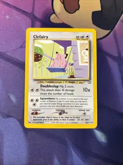 Clefairy Uncommon 30/111 Neo Genesis Pokemon TCG Card 2000 VLP - Image 1
