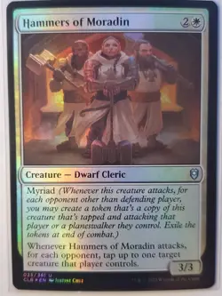 1x Hammers of Moradin Battle for Baldur's Gate Foil - NM Condition - Image 1