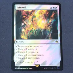 Farewell (Surge Foil) 798 MTG Doctor Who (WHO) Rare NM - Image 1