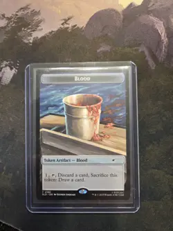 JAWS BLOOD Token non foil secret lair MTG Magic The Gathering - Image 1