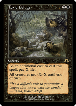 Toxic Deluge (Retro) [Modern Horizons 3] Magic MTG - Image 1