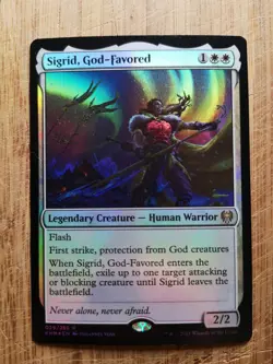 Sigrid, god-Favored - Foil - Kaldheim - NM - EN - 029 - Image 1