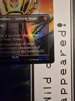 The Soul Stone (Borderless) Marvel's Spider-Man Foil MTG - Image 4