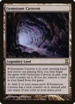 GEMSTONE CAVERNS TIME SPIRAL MTG MAGIC THE GATHERING NEAR MINT - Image 1
