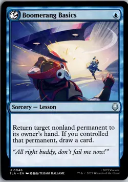 Boomerang Basics U Avatar: The Last Airbender 46 NM - Image 1