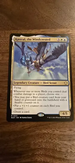 Kastral, the Windcrested Bloomburrow Regular Legendary Creature Rare MTG - Image 1