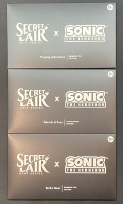 MTG - Secret Lair - Sonic the Hedgehog Set - All 3 Drops Sealed - English - FOIL - Image 1