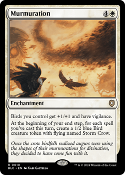 Murmuration #10 | Near Mint | BLC Bloomburrow Commander Magic MTG - Image 1