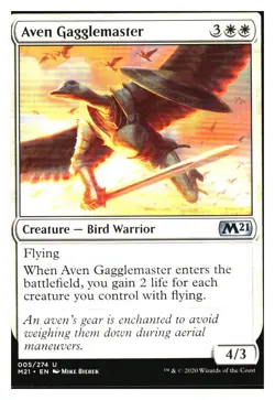 Aven Gagglemaster Core Set 2021 MTG - NM+ - Image 1