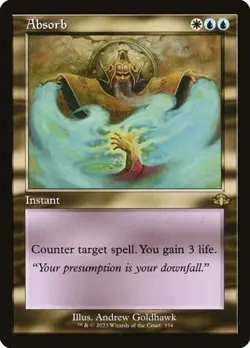 Absorb - Retro Frame Dominaria Remastered NM MTG - Image 1
