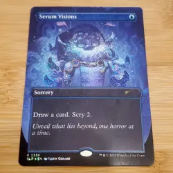 1x Serum Visions, Confetti Foil, Secret Lair Furby - 2338, Magic MTG NM - Image 1