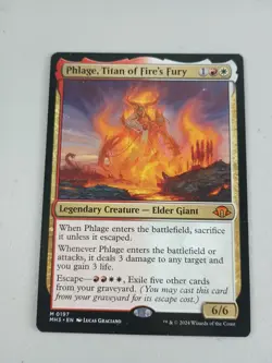 MTG Phlage, Titan of Fire's Fury - Modern Horizons 3 Magic NM - Image 1