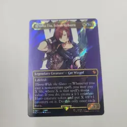 G'raha Tia, Scion Reborn Borderless Surge Foil Final Fantasy 0211 MTG - Image 1