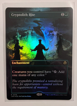 MTG - Innistrad Remastered - Cryptolith Rite Borderless Foil - Rare 0316 - Image 1