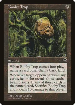 Booby Trap NM Tempest MTG - Image 1