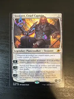Tezzeret, Cruel Captain Edge of Eternities Regular (Near Mint) + Foil Emblem - Image 2