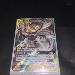 Pokemon Pikachu & Zekrom GX TCG Sun & Moon SM168 Holo Promo Card - Image 1