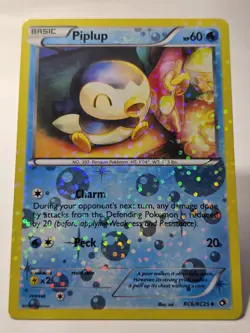 2013 POKEMON BLACK & WHITE LEGENDARY TREASURES RADIANT COLLECTION RC6 PIPLUP - Image 1