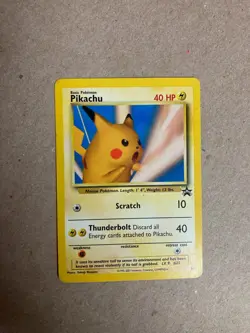 Pikachu (Snap) #26 Black Star Promo, Vintage Pokemon TCG, LP - Image 1