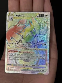 Lugia VSTAR - 202/195 - Pokemon Silver Tempest Secret Rare Card NM - Image 3