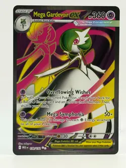 2025 Near Mint Pokemon Mega Gardevoir ex 159/132 UR Mega Evolution Ultra Rare NM - Image 1