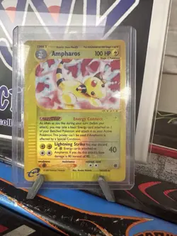 2002 Pokemon Expedition Ampharos 34/165 - Image 1